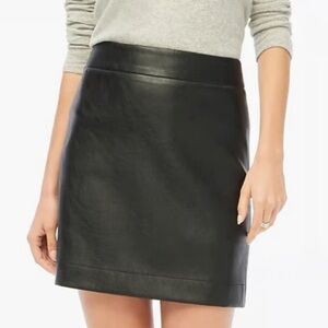 J.Crew Black Faux Leather Shorts Size 4 | Chic Minimal Modern